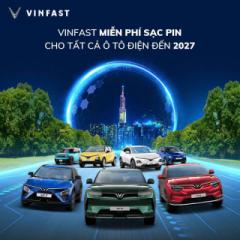 VinFast Miễn Phí Sạc Pin Cho Khách Hàng đến 30/06/2027